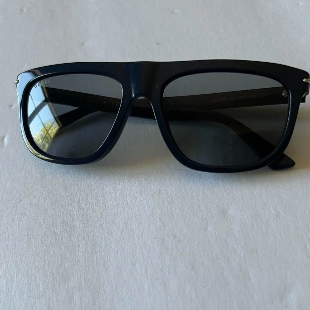 GUCCI GG1726S MENS SUNGLASSES DARK SHINY BLUE NWOT